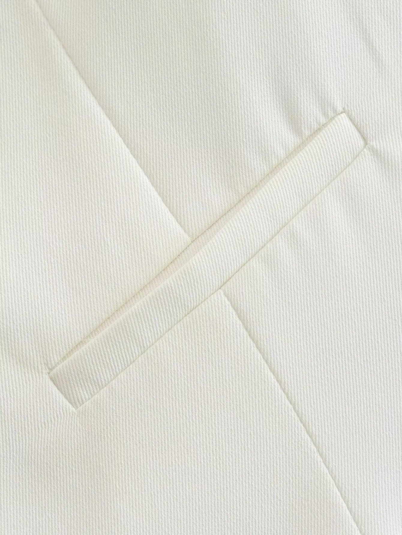Hubako Statement Vest Tops in White