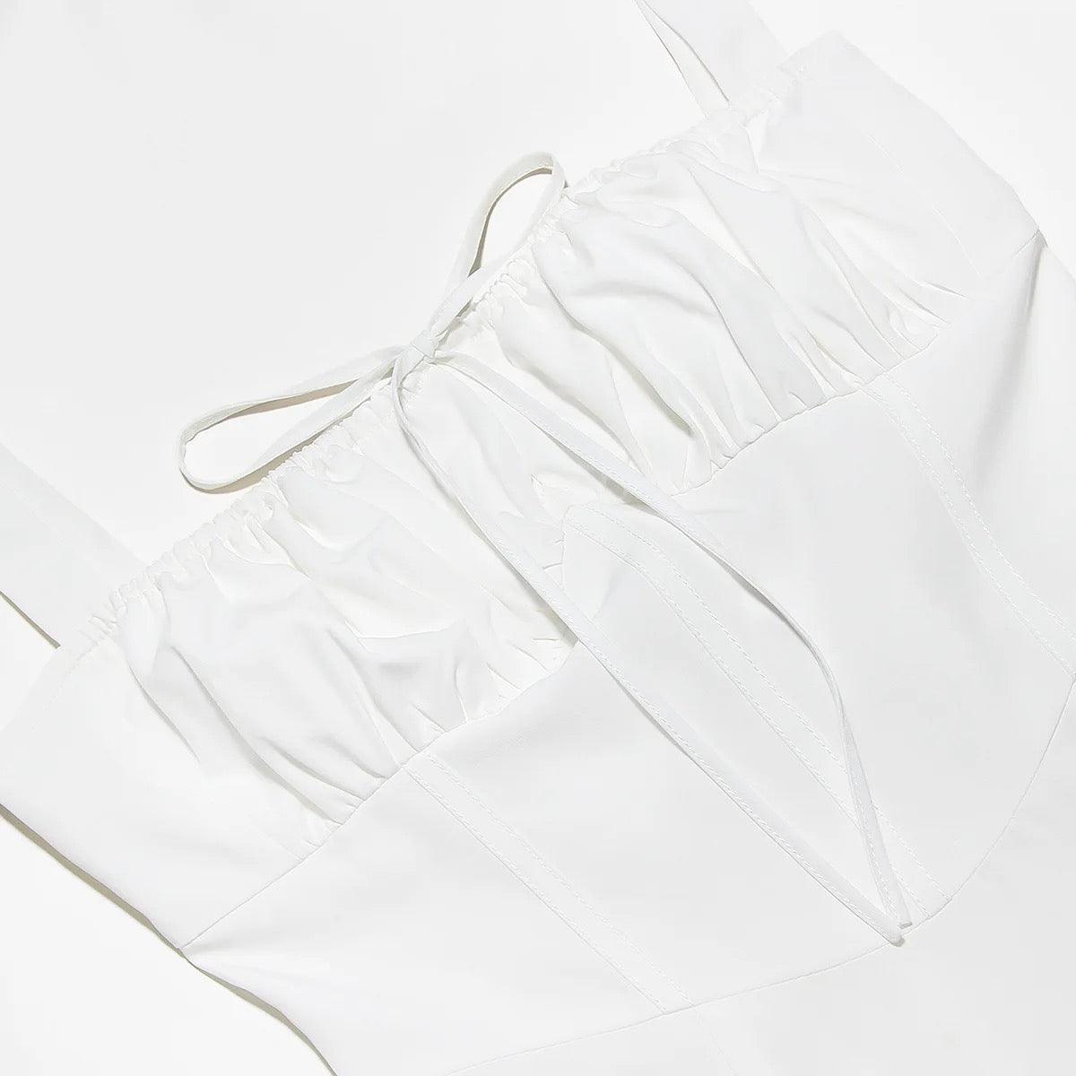 Delso Summer Lace Up Holiday Dress