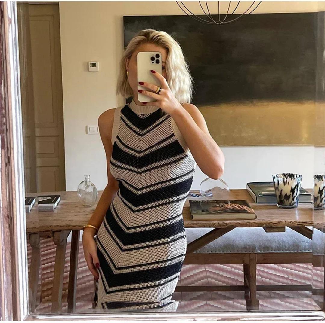 Silvia Soft Knit Holiday Dress