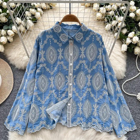 Dion Premium Embroidered Cotton Shirt