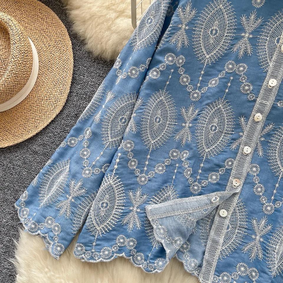 Dion Premium Embroidered Cotton Shirt