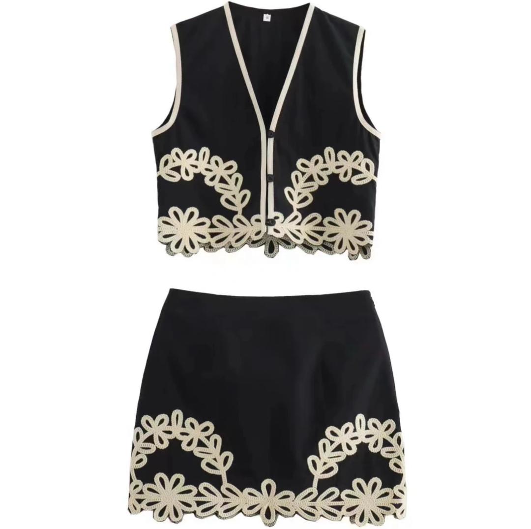 Nimo Embroidered Summer Coord