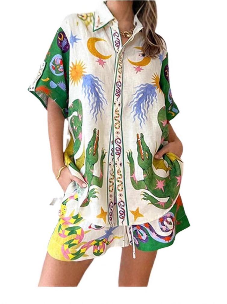 Danny Printed Summer Coord