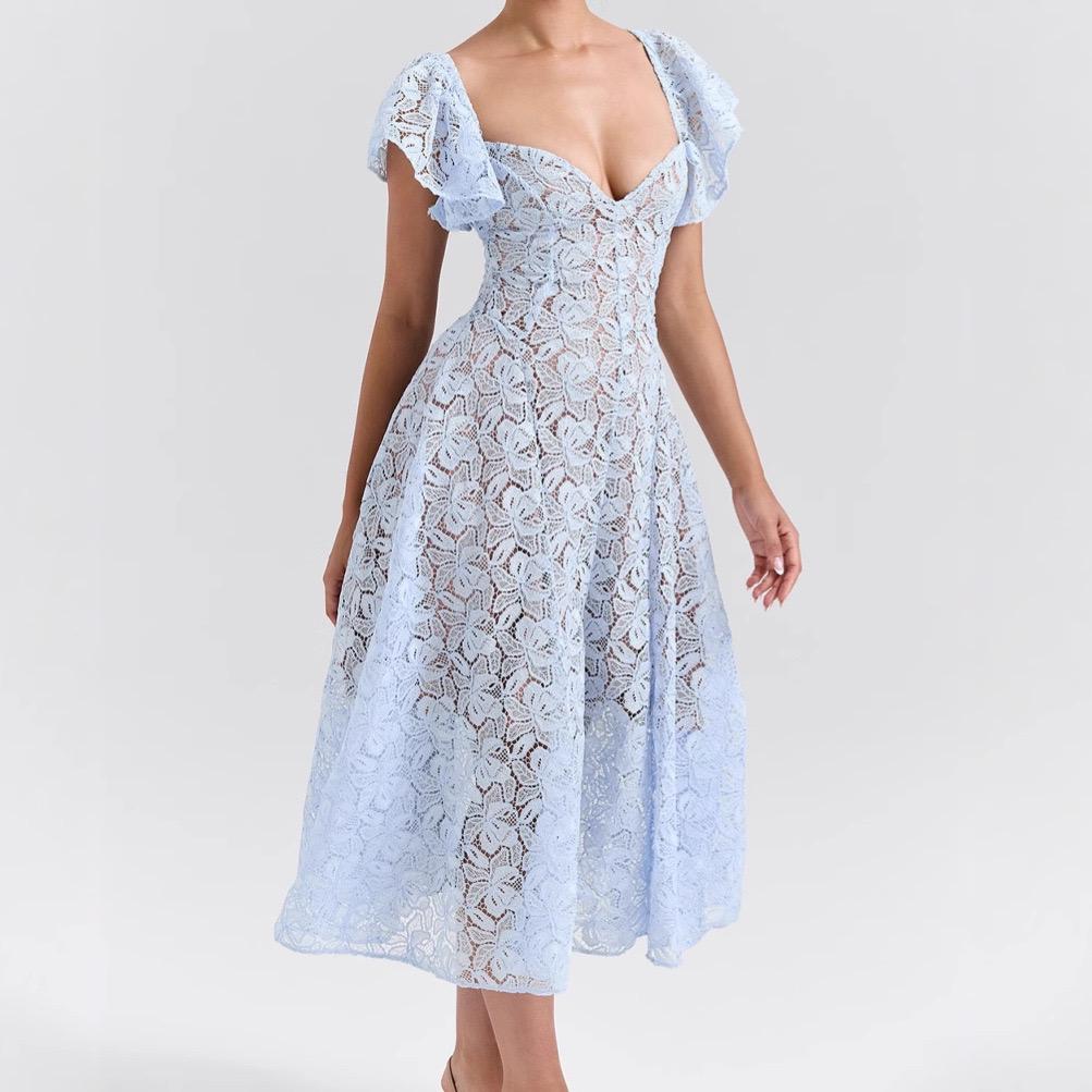 Tena Luxury Lace Midi Dress