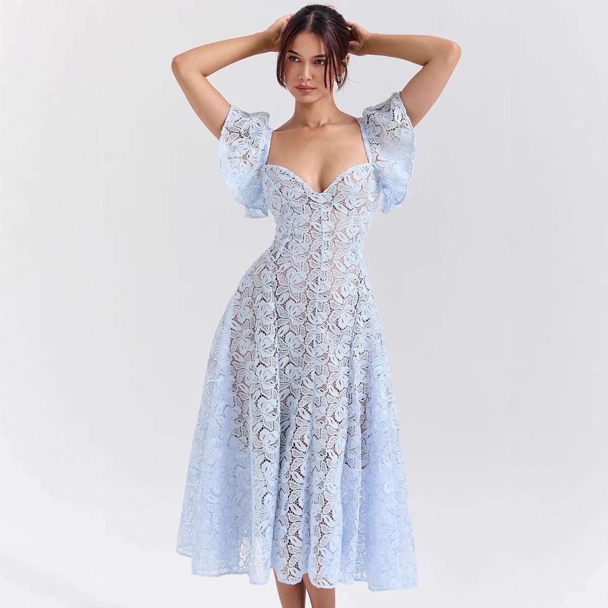 Tena Luxury Lace Midi Dress