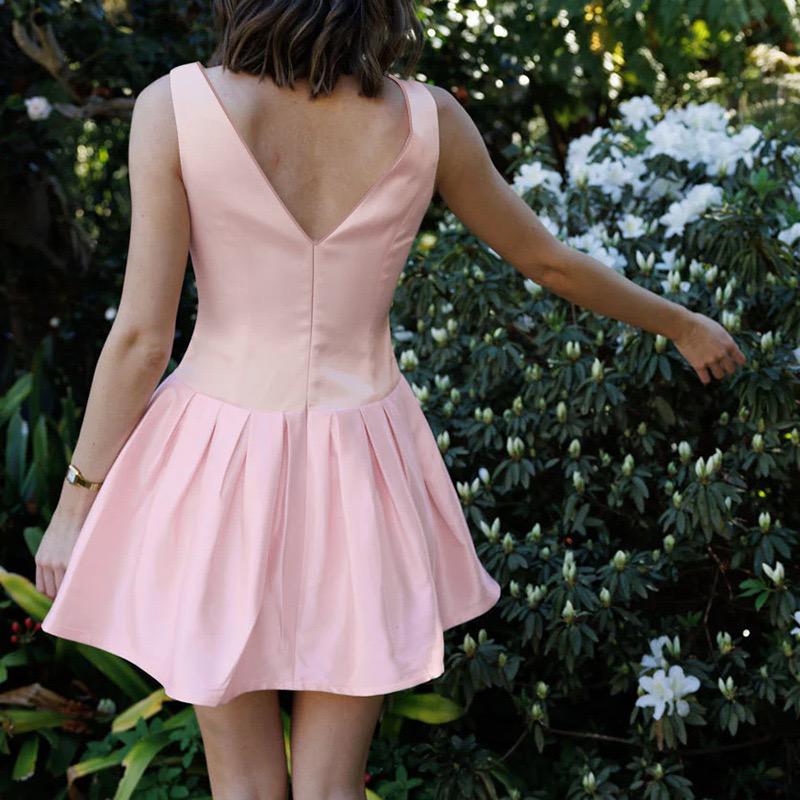 Denica Summer Mini Dress In Pink