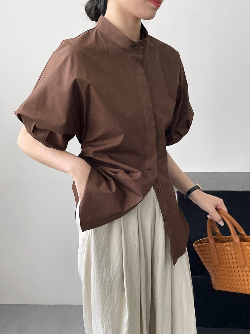 Kayno Statement Formal Shirt In Brown