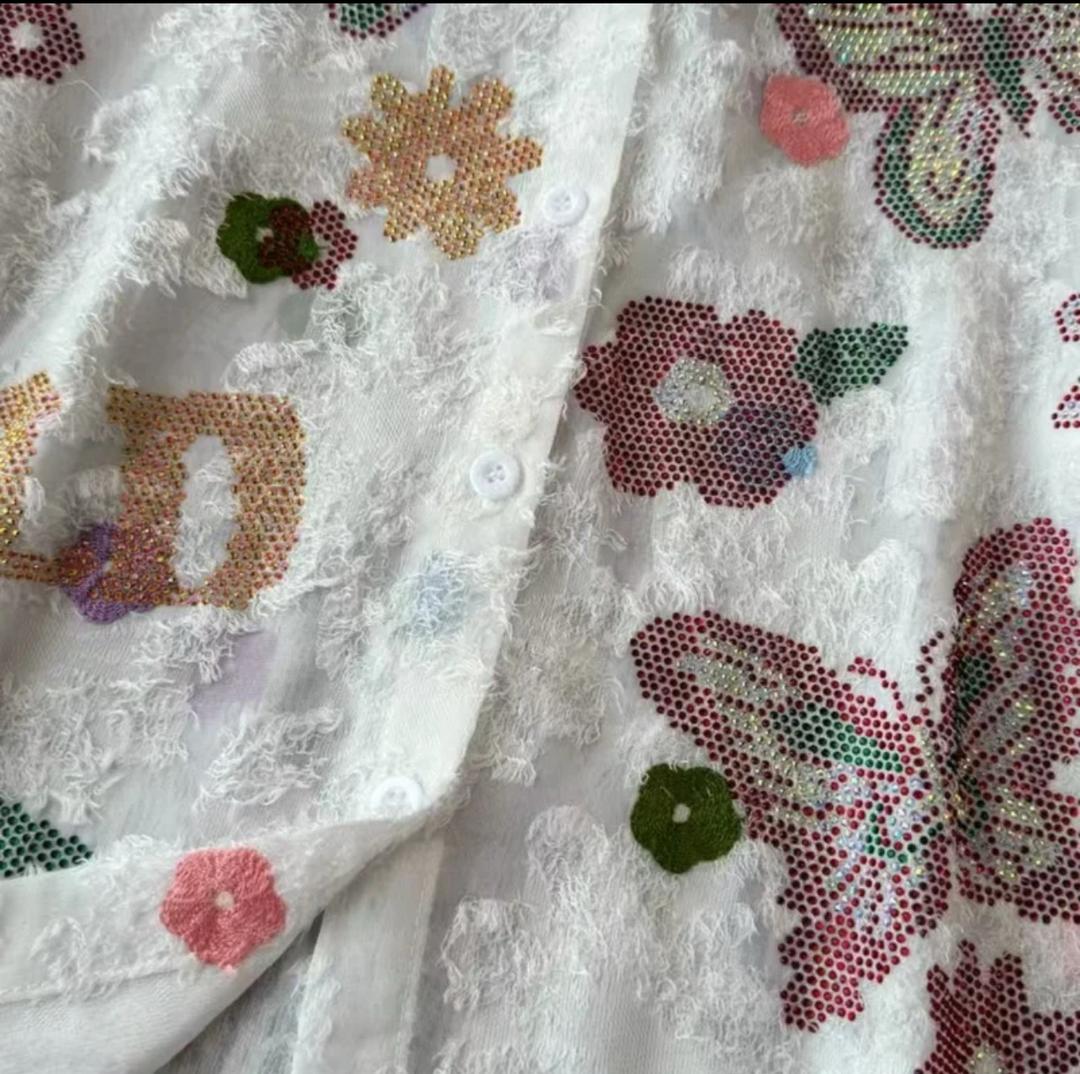 Derry Rhinestone Oversized Shirt