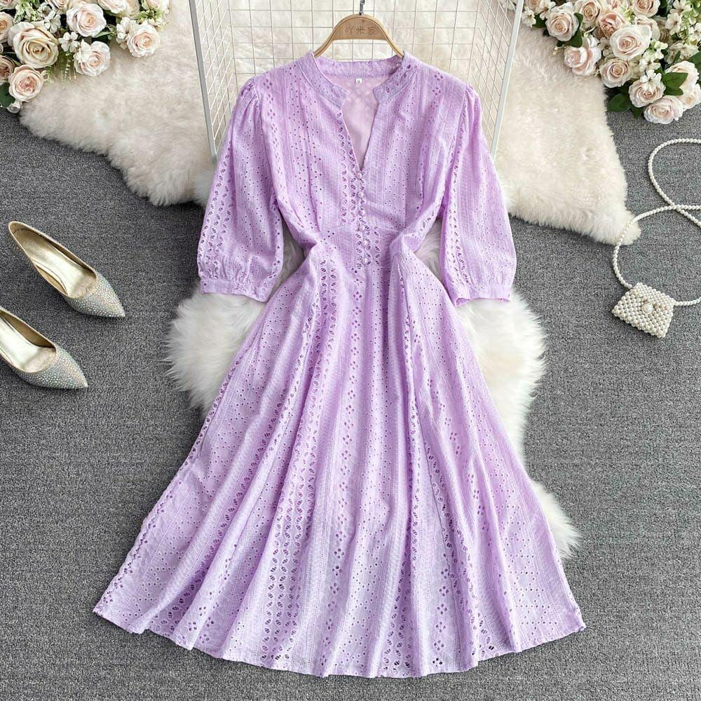 Eloise Summer Dress In Lilac