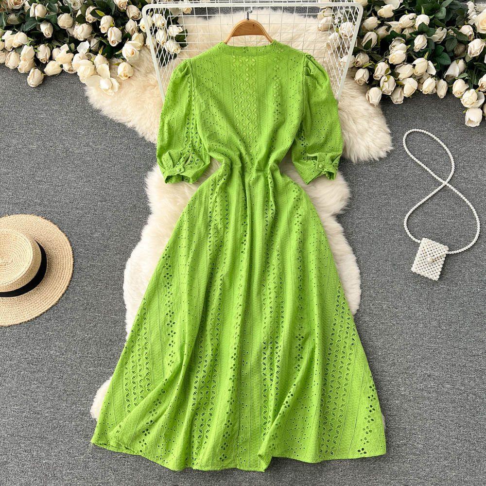 Eloise Summer Dress In Green