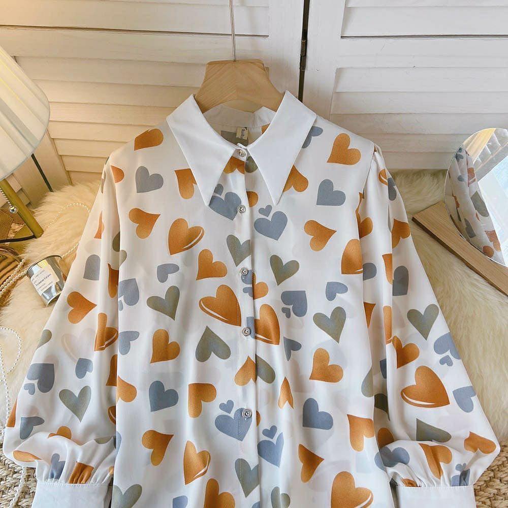 Martha Hearts Blouse