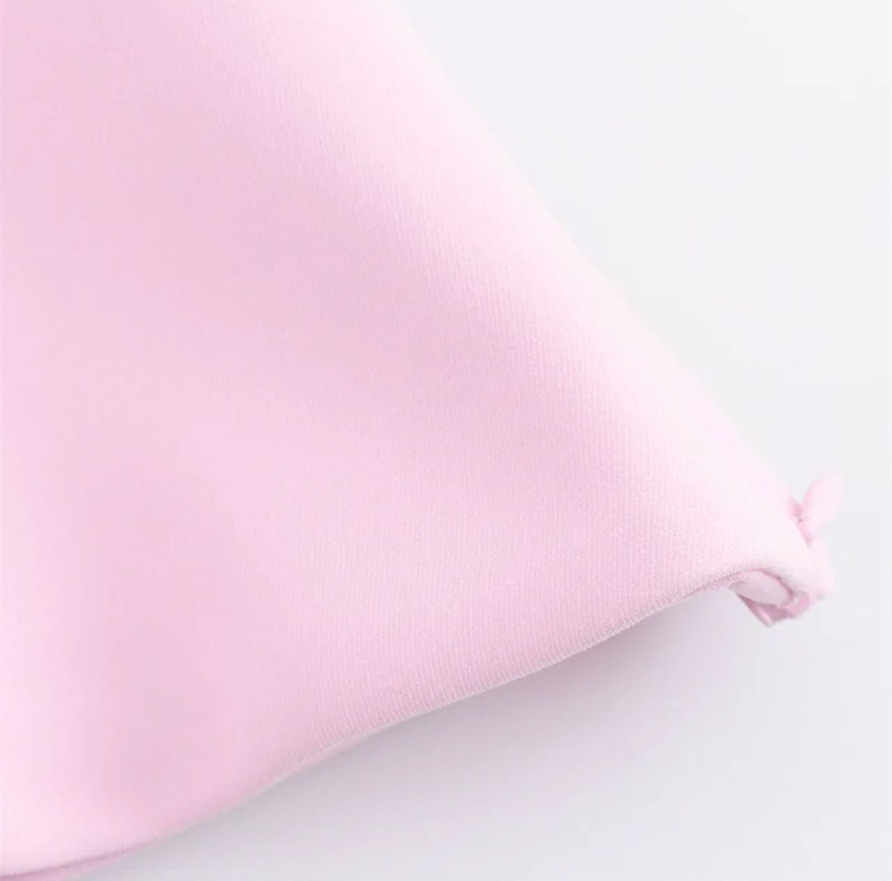 Hilton Statement Vest Knot Top In Pink