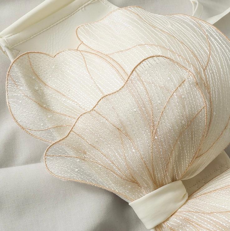 Butterfly Bralettes In White