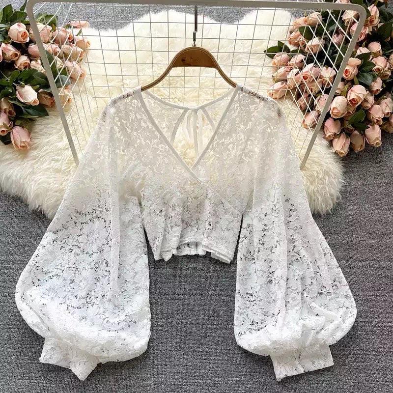 Silvia Luxury Lace Blouse