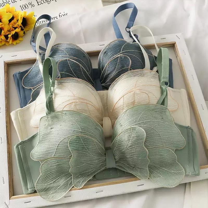 Butterfly Bralettes In White
