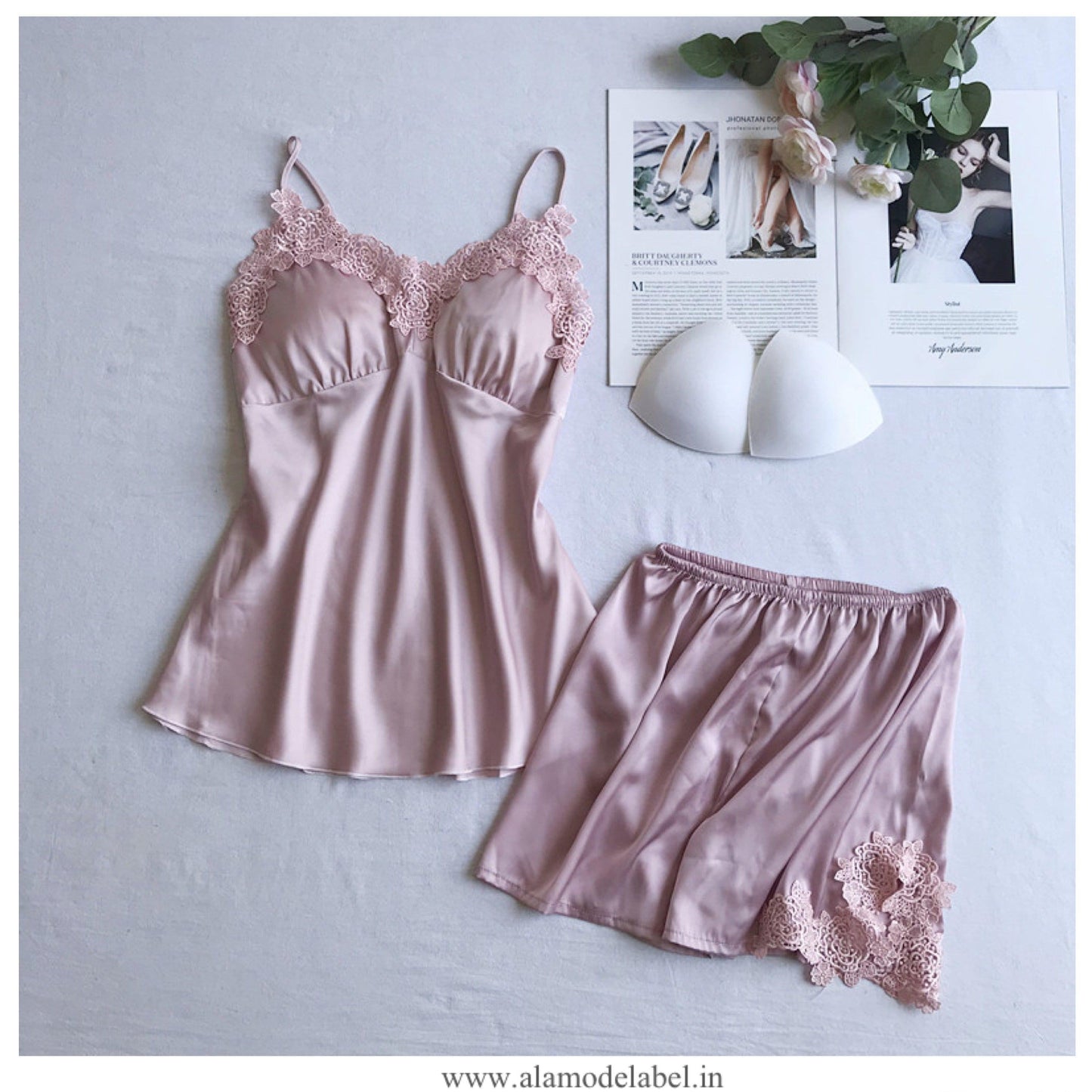Anastasia Luxury Loungewear Set In Pink