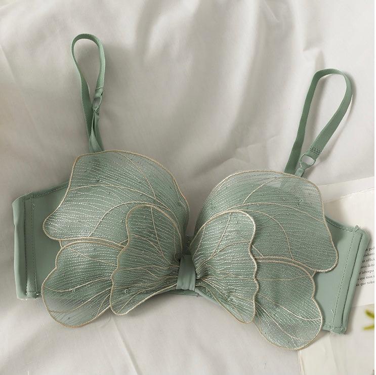 Butterfly Bralettes In Green