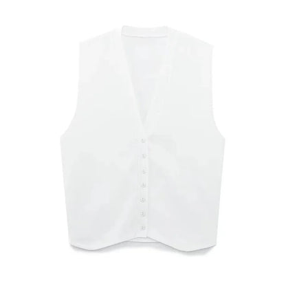 Dolo Statement Vest Summer Casual Tops