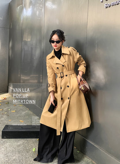 Essie Statement Premium Trenchcoat In Grey