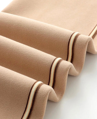 Rosa Slimming Premium Fleece Leggings In Brown