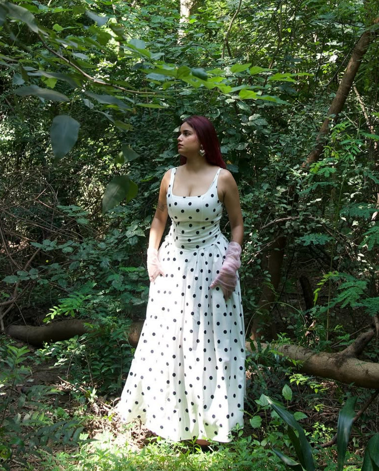 Neiman Polka Summer Holiday Maxi Dress