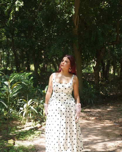 Neiman Polka Summer Holiday Maxi Dress