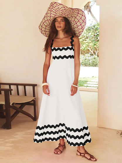 Finn Holiday Midi Dress In White