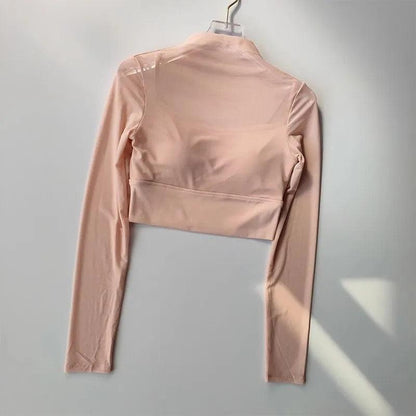Terra Seamless Top with Inbuilt Bra In Pink
