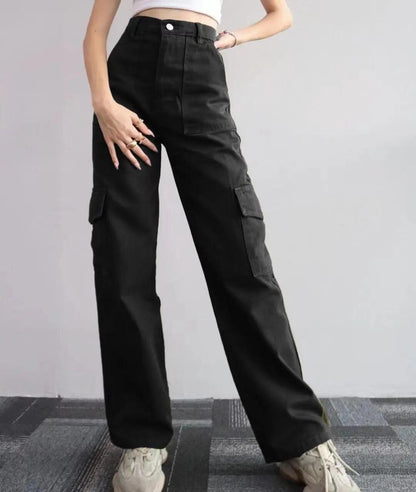 Roderno Cargo Statement Pants In Beige