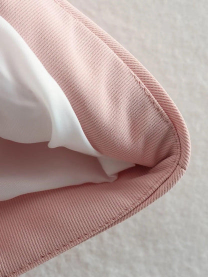 Helen Statement Vest Tops in Peach