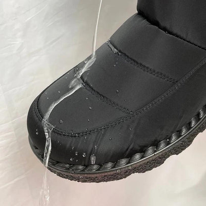 Waterproof Winter Snow Boots In Grey