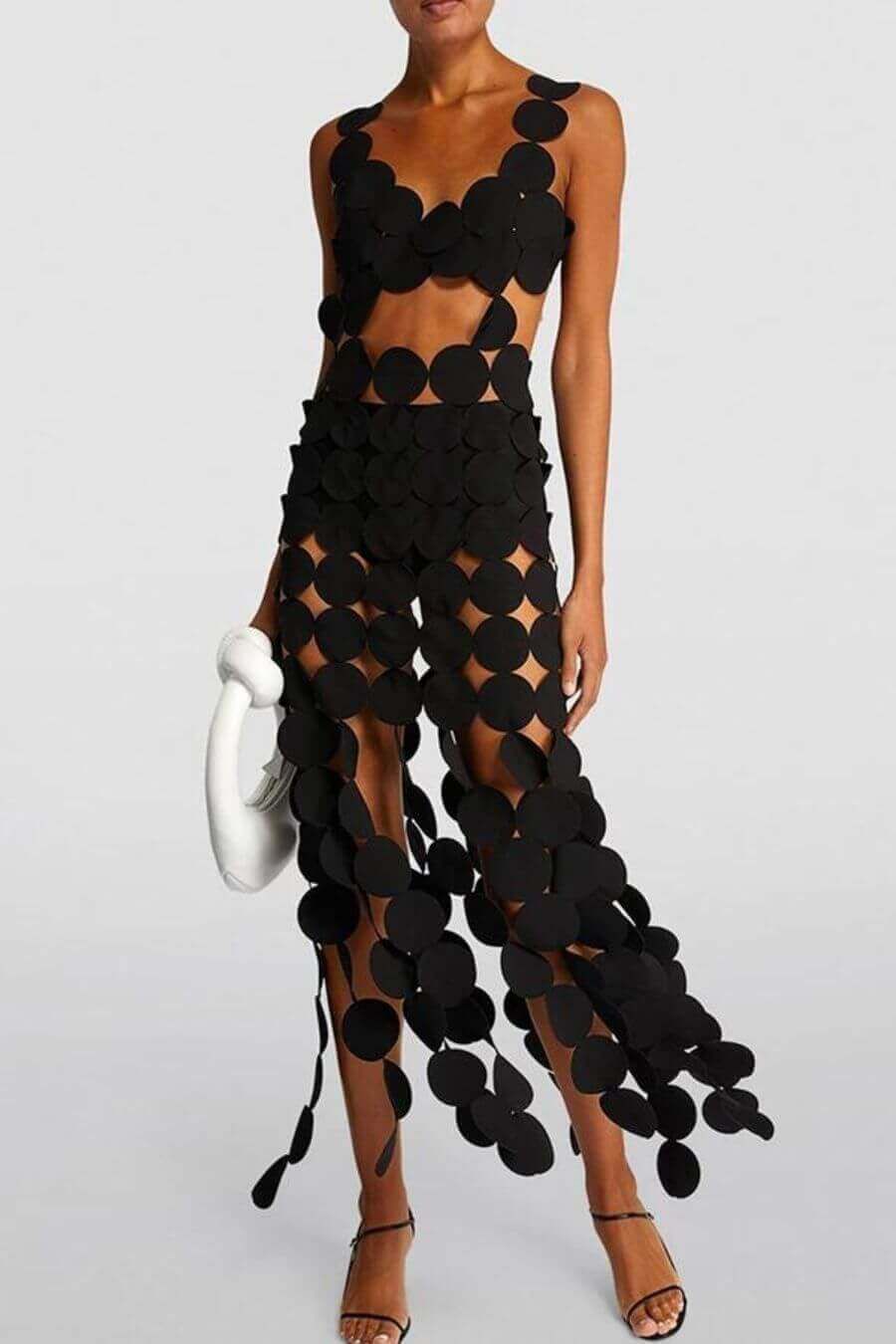 Jamey Luxe Resortwear Coverup In Black