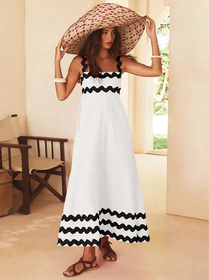 Finn Holiday Midi Dress In White