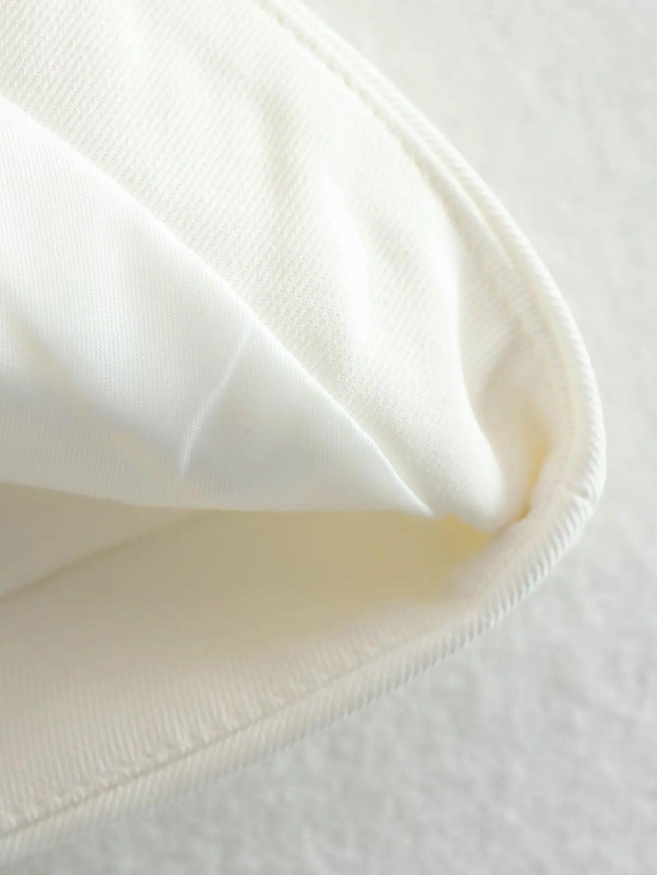 Hubako Statement Vest Tops in White
