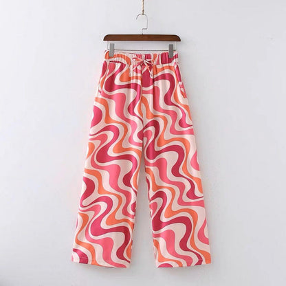 Briana Abstract Print Coord Set