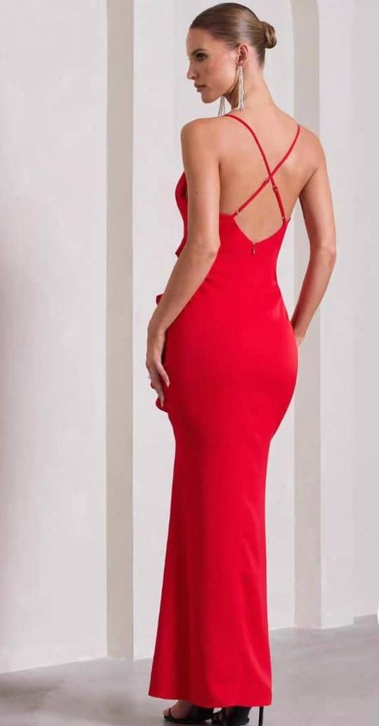 Celosia Ruffled Maxi Dress