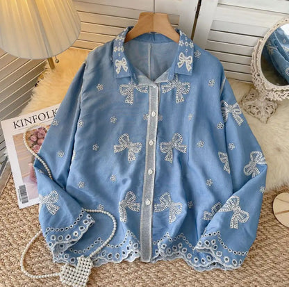 Lumi Premium Embroidered Cotton Shirt