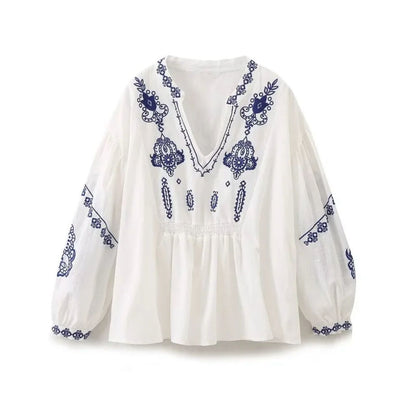 Ari Embroidered Summer Top