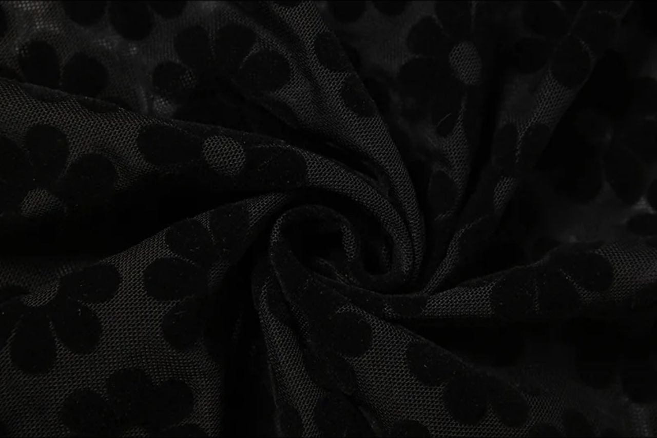 Emilia Statement Bodycon Mesh Dress