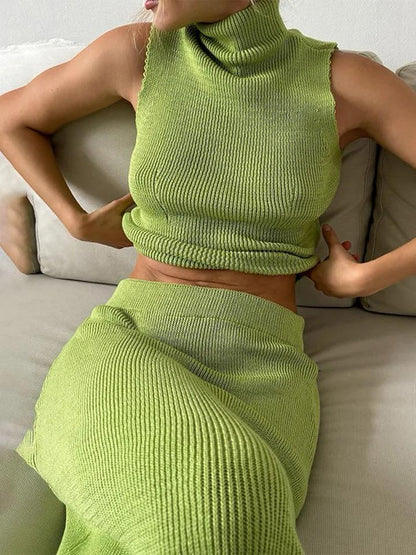 Seri Luxe Soft Knit Coord Set -Resortwear