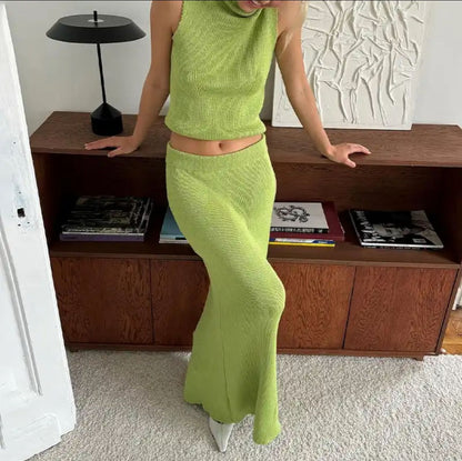 Seri Luxe Soft Knit Coord Set -Resortwear