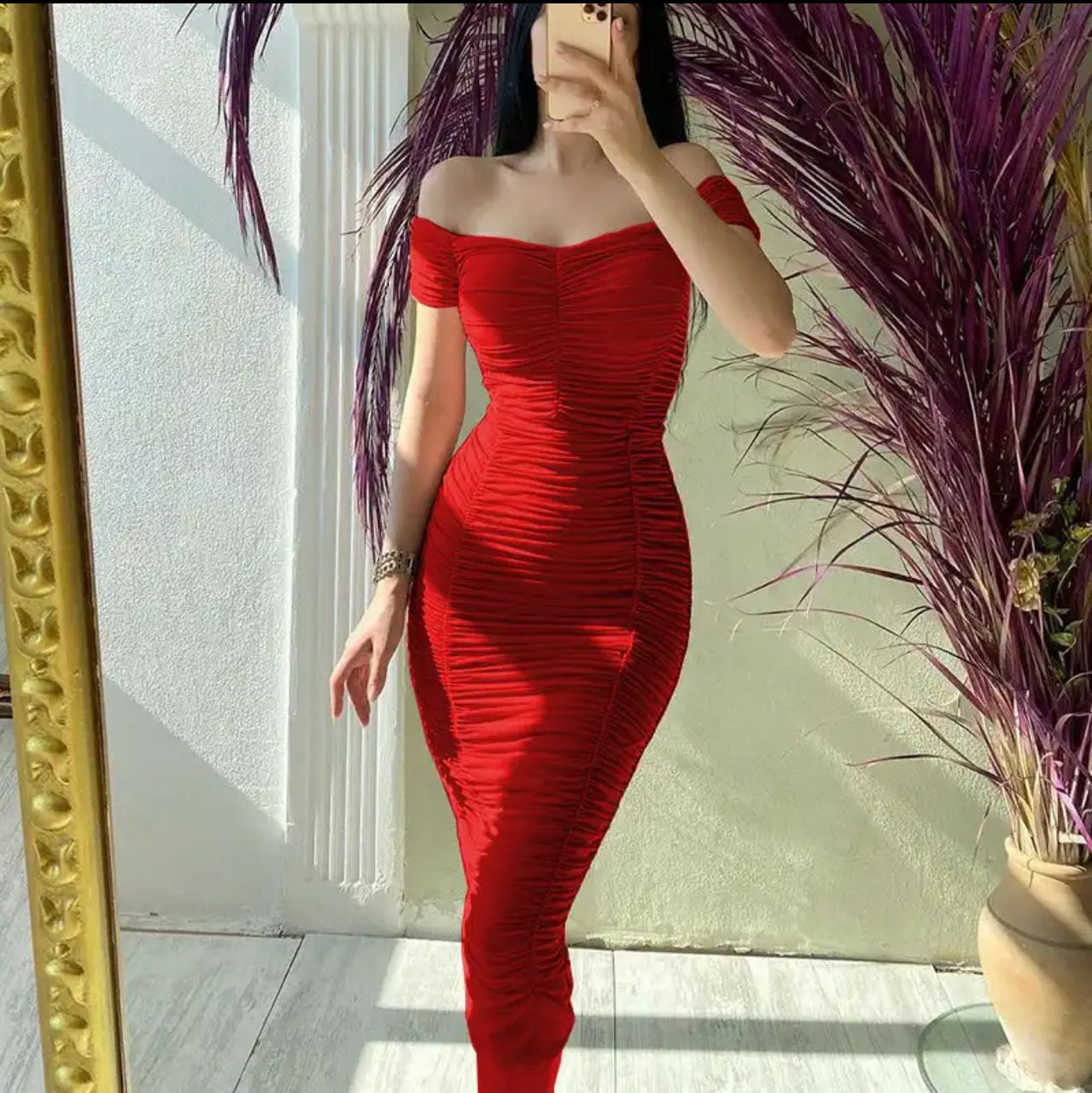 Hilosia Bodycon Midi Dress