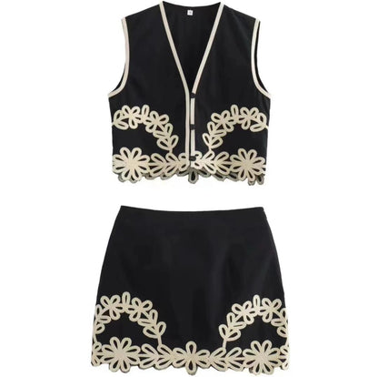 Nimo Embroidered Summer Coord