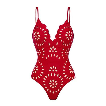 Mellin Swimsuit With Skirt In Red