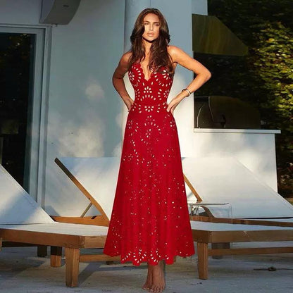 Mellin Swimsuit With Skirt In Red