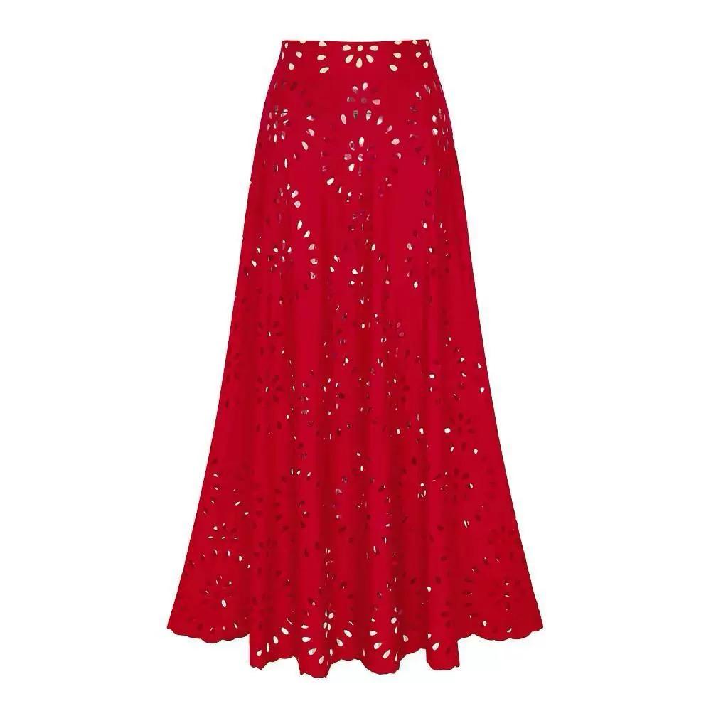 Mellin Swimsuit With Skirt In Red