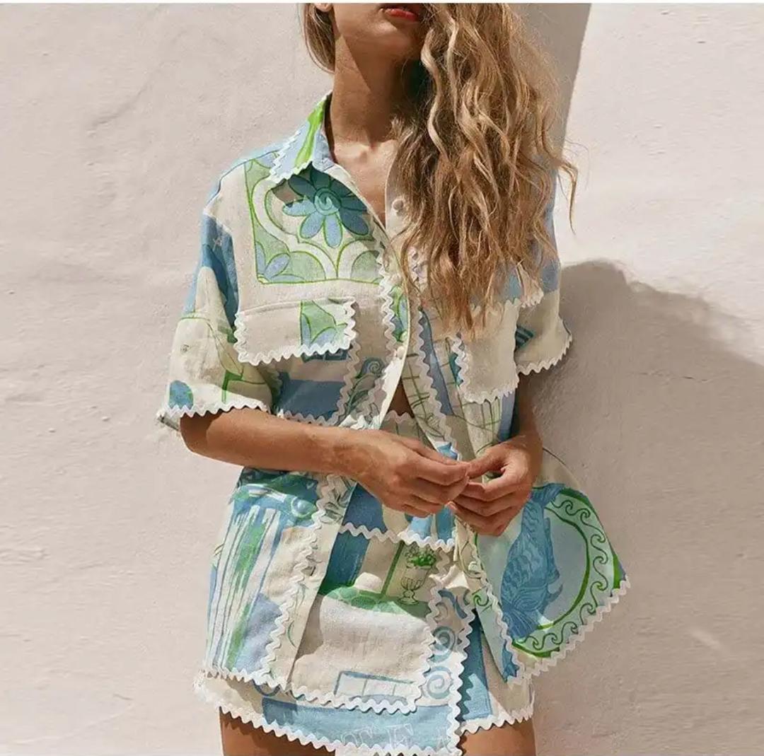 Trixie Printed Summer Coord