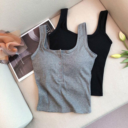 Junia Statement Summer Top In Grey