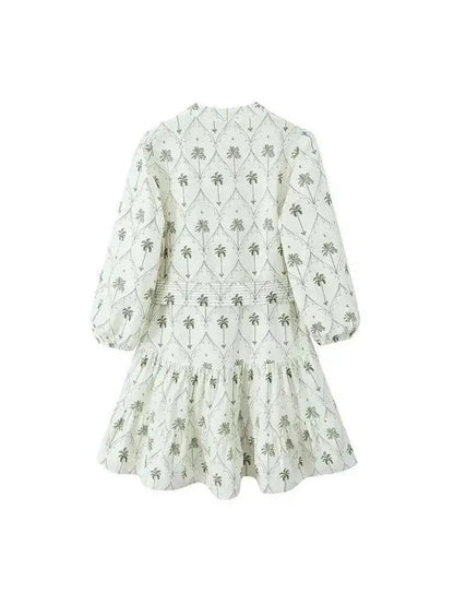 Zoey Summer Holiday Dress In Beige
