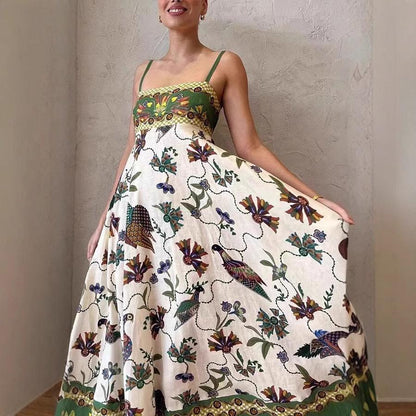 Alaric Printed Holiday Dress